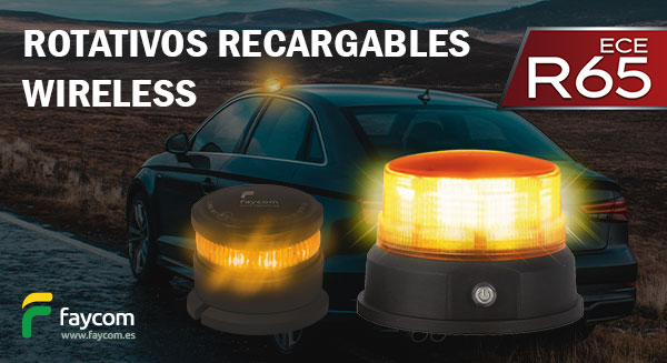 Rotativos recargables Wireless homologados R65