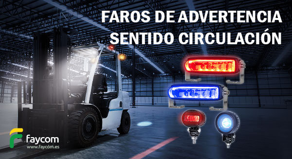 Faros de advertencia sentido circulación - Faycom