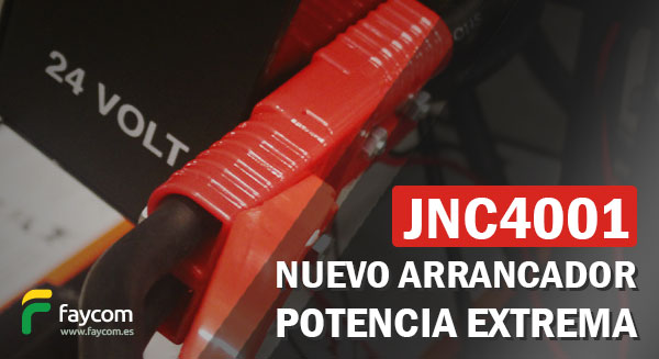 Arrancador profesional JNC4001 12/24V 2x65AH - Faycom