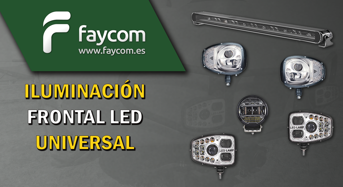 Faros delanteros led: Iluminación frontal para maquinaria agrícola y de obra publica