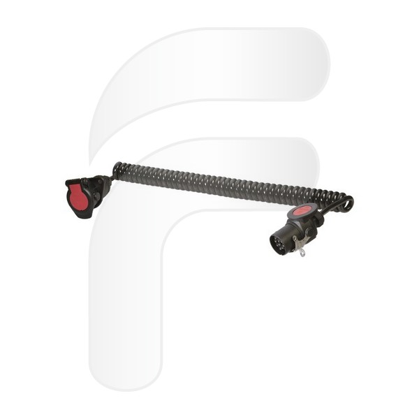 ESPIRAL ELÉCTRICA CON CLAVIJA Y BASE 15 POLOS ISO12098 4M