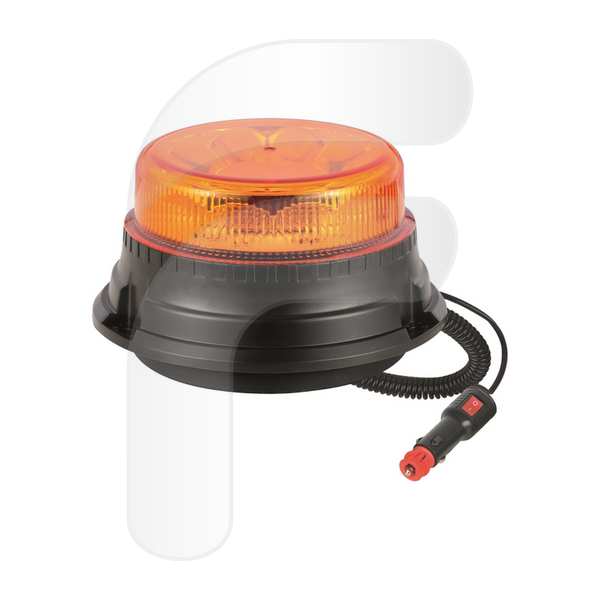 Rotativo LED Naranja con Base 144x96mm ECE R65 12/24v