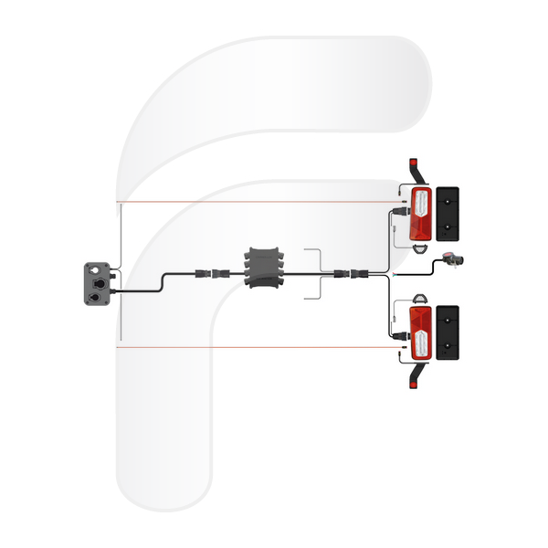 KIT INTERMITENTE CON PILOTOS REMOLCADOR R48 LED