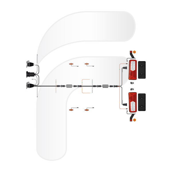 KIT INTERMITENTE CON PILOTOS PORTACONTENEDORES R48 LED