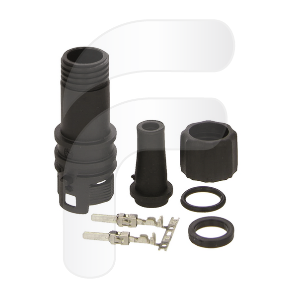 CONNECTOR KIT 2 WAY AUXILIARY ROUND MALE PIN