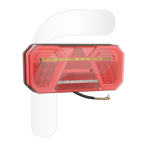PILOTO TRASERO LED 10/30V DINÁMICO DERECHO 305MM