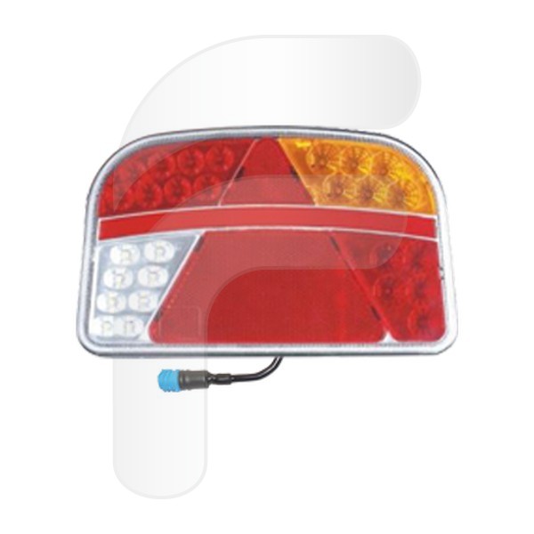 PILOTO TRASERO TRIÁNGULO LED GLOWING 12/24V DCH CON CONECTOR