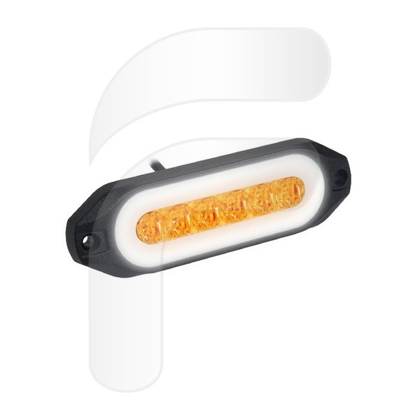 LUZ ESTROBOSCÓPICA ÁMBAR R65 + POSICIÓN DELANTERA 12/24V