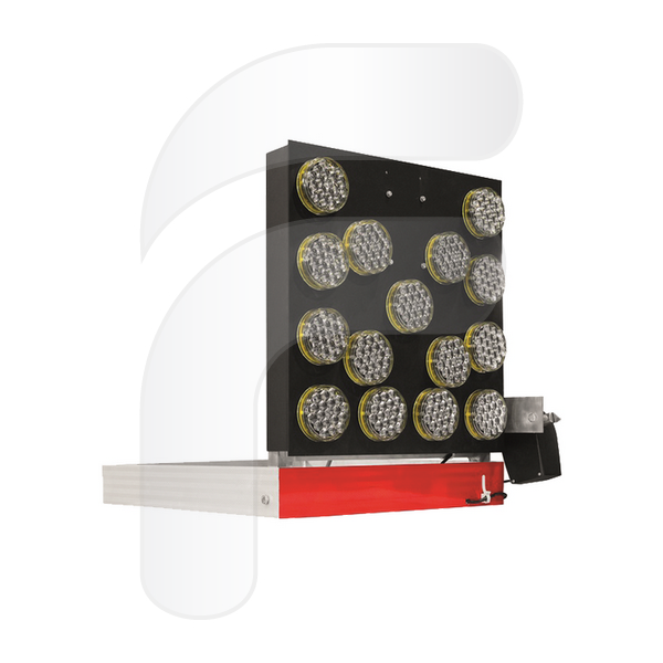 LED ROAD SIGNALING PANEL WITH 600X600 12V MOTOR