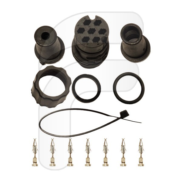 KIT CONECTOR PILOTO TRASERO KRONE KOGËL 7 PIN HEMB