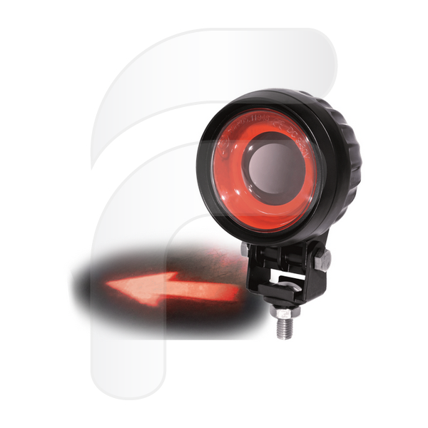 FARO SENTIDO CIRCULACIÓN ROJO LED 9/80V 3LEDX3W