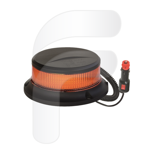 Rotativo LED Naranja Base Aluminio 2,5mt IP67 E9+R10+R65