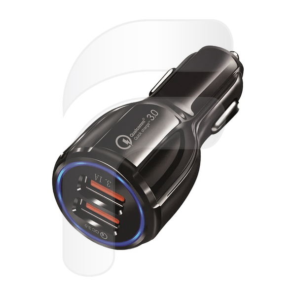 ADAPTADOR MECHERO 12/24V CARGADOR RÁPIDO DOBLE USB