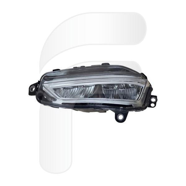 FARO ANTINIEBLA VOLVO FM21 CON LUZ LED ADICIONAL IZQUIERDO CROMADO