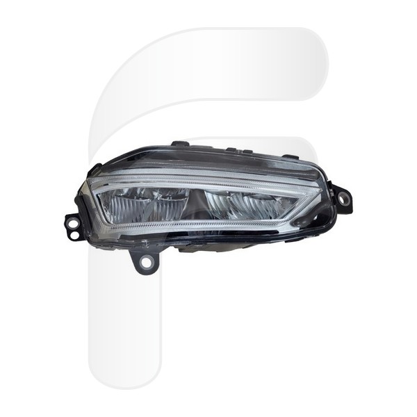 FARO ANTINIEBLA VOLVO FM21 CON LUZ LED ADICIONAL DERECHO CROMADO