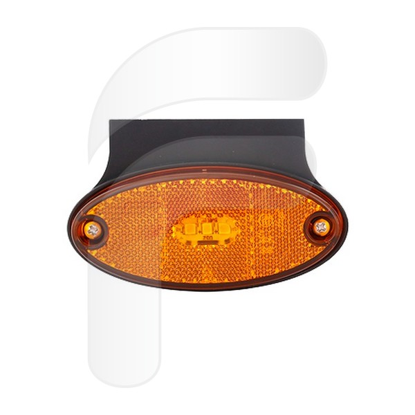 LUZ POSICIÓN LATERAL LED ÁMBAR CON SOPORTE Y CONECTOR SNAP-IN